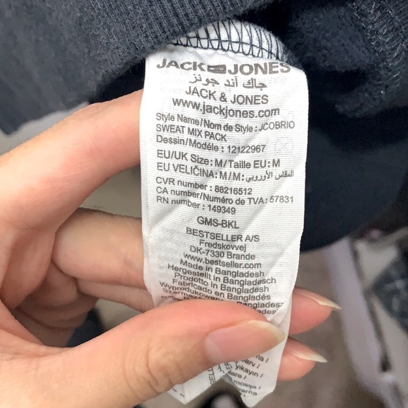 Jack jones, hoodie, navy - Picture 3 of 3